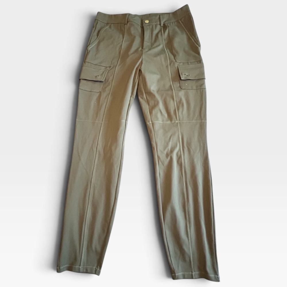 Halara Army Green Cargo Pants High Waisted Tapered Leg Large